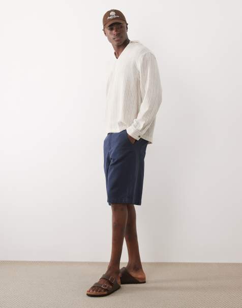 ASOS DESIGN - Marineblå lange jorts - view 1