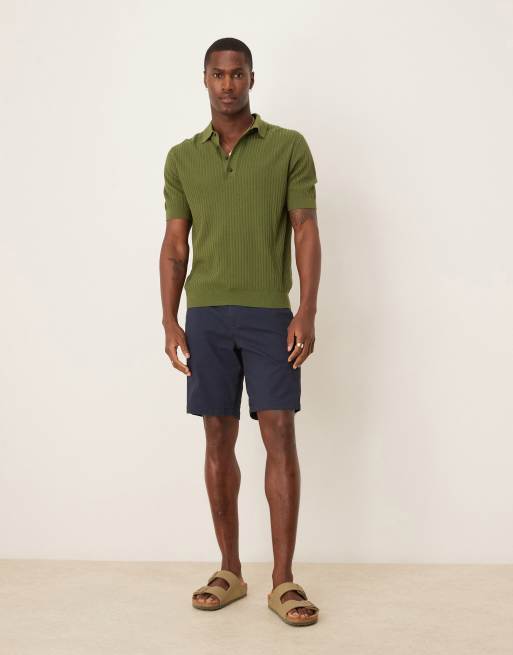 ASOS DESIGN - Marineblå og skinny chinoshorts i almindelig længde, 3 af 5
