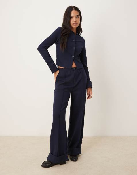 ASOS DESIGN - Marineblåt sæt med opsmøg - view 1