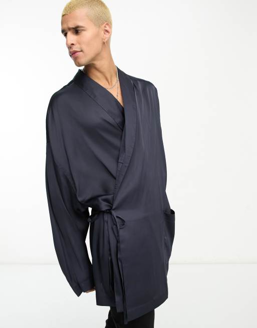 Asos satin kimono online