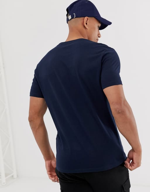 ASOS DESIGN – Marineblaues T-Shirt mit Rundhalsausschnitt, 2 von 4