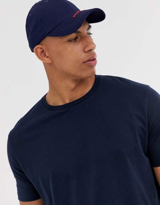 ASOS DESIGN – Marineblaues T-Shirt mit Rundhalsausschnitt, 3 von 4