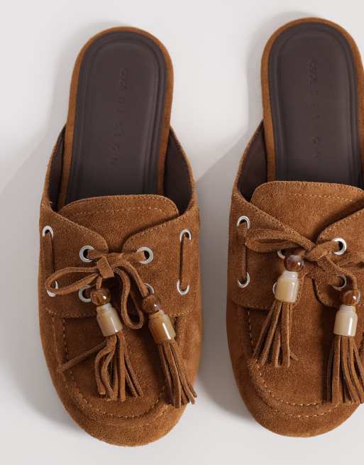 ASOS DESIGN - Marnie - Bootschoen-muiltjes in lichtbruin , 2 van 4