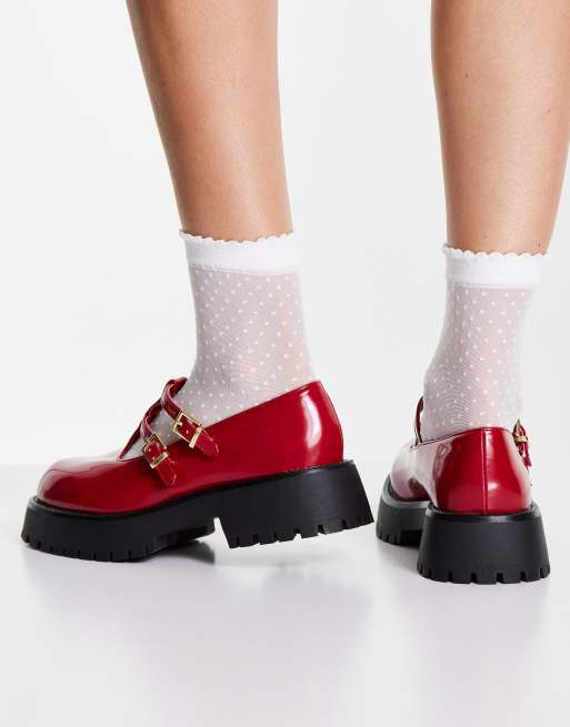 Asos best sale red shoes