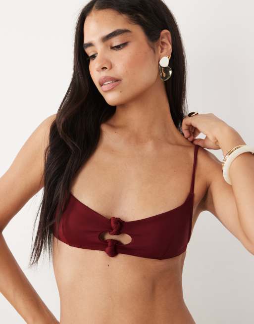 ASOS DESIGN - Martina - Bikini in bordeauxrood, 6 van 6