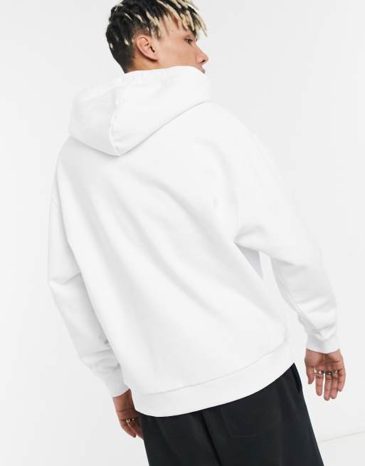 ASOS DESIGN Marvel oversized hoodie in white