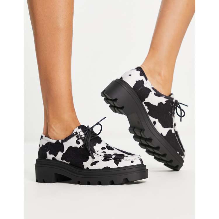 ASOS DESIGN legging short in cow print