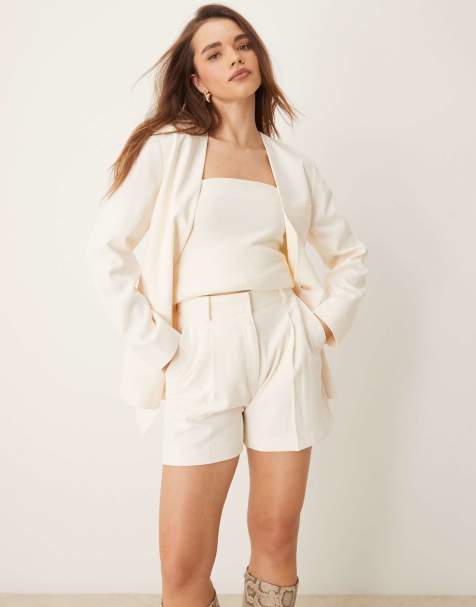 ASOS DESIGN – Maślane eleganckie szorty, część zestawu - view 1