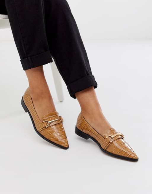 ASOS DESIGN Master Chaussures plates bout pointu et mors