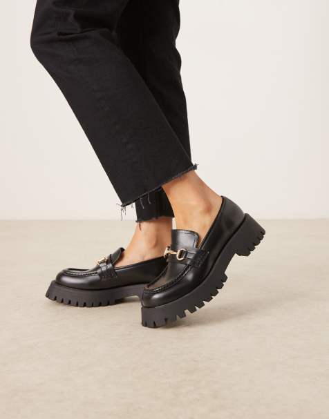 ASOS DESIGN Masterpiece mocassins chunky noirs - view 1