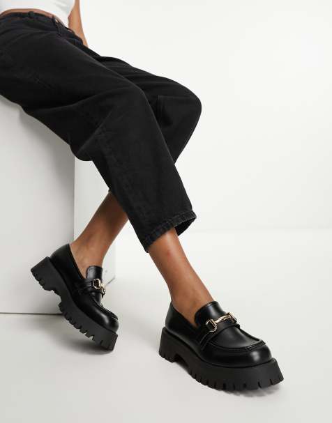 ASOS DESIGN - Masterpiece - Sorte chunky loafers - view 1