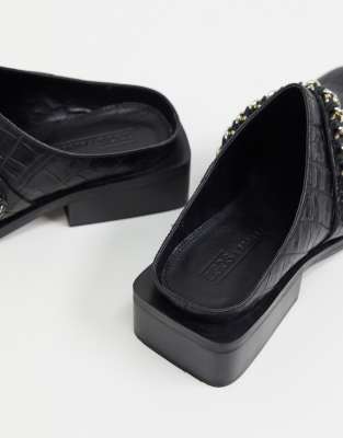 asos black mules