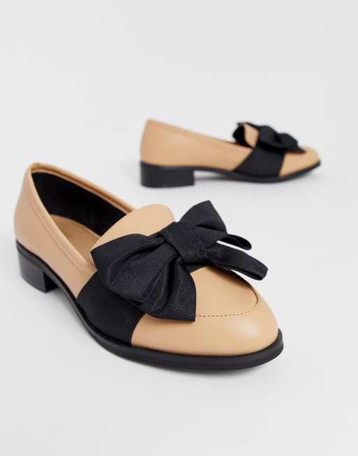 ASOS DESIGN – Matchsticks – Flache Schuhe in Beige