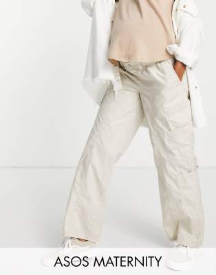 Maternity Elasticated Waist Cargo Pants