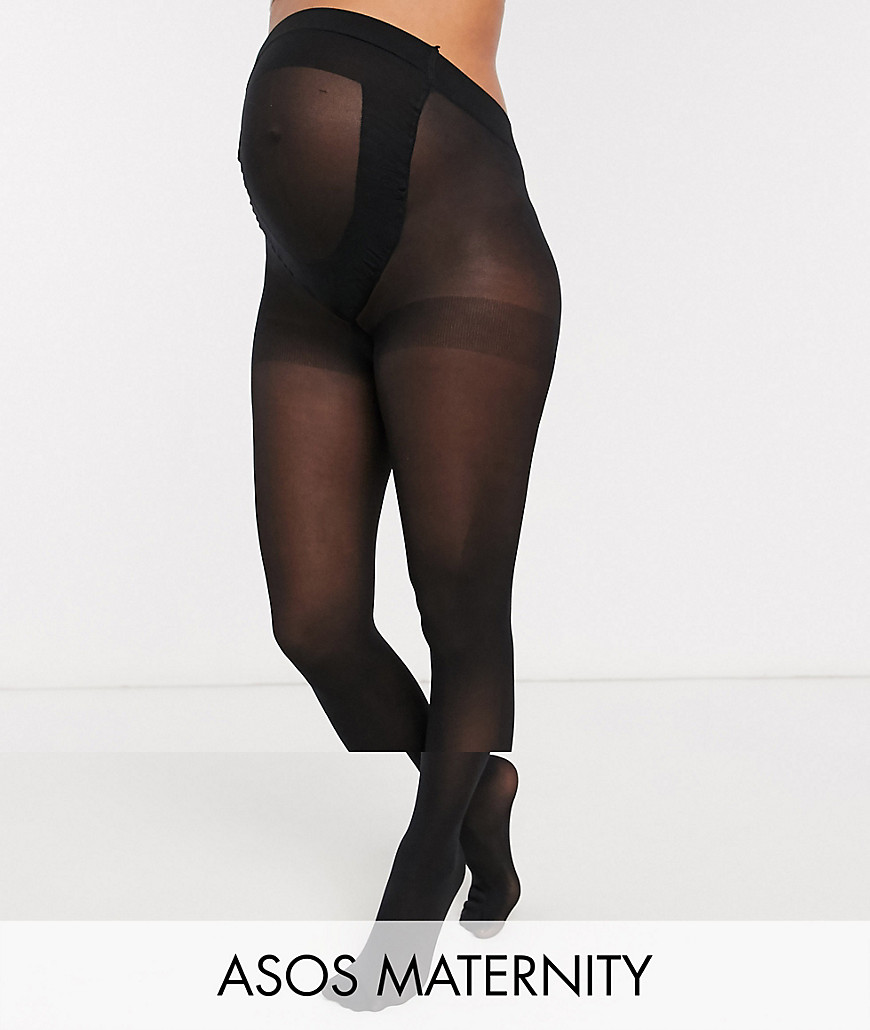Asos Maternity Maternity 2 Pack 50 Denier Black Tights In New Improved Fit