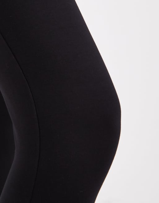ASOS DESIGN Maternity 2 pack leggings in black, 5 of 5