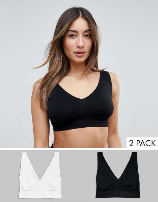 ASOS DESIGN Maternity 2 pack sleep bra