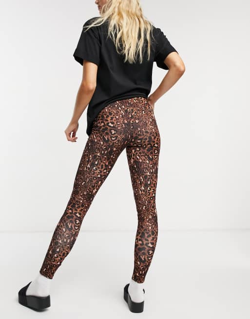 ASOS DESIGN Maternity legging in leopard print