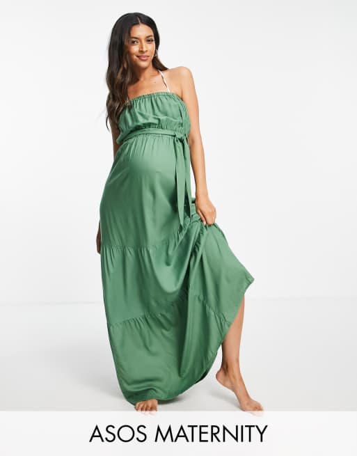 Bandeau maternity dress best sale