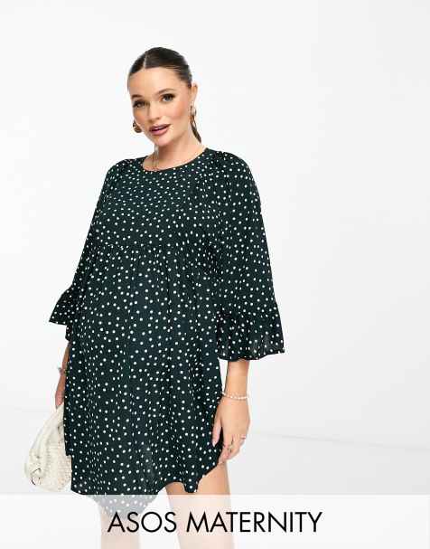 Polka Dot Sleeveless Pleated Shoulder Tunic Shirt