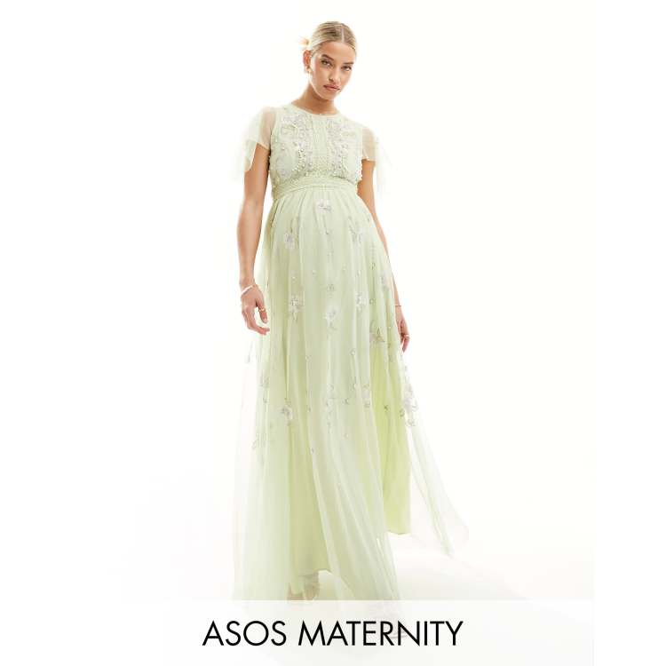 Asos design tulle maxi dress cheap with embellished waist