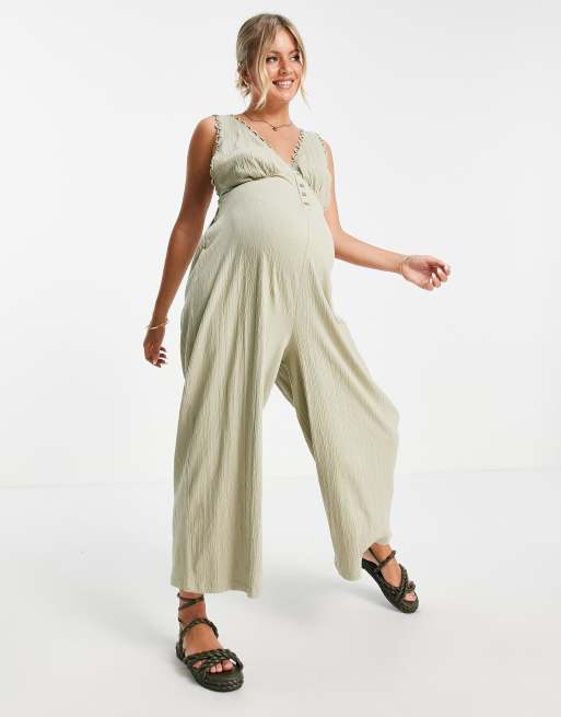 Maternity store jumpsuit asos