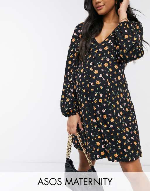 Asos maternity dress discount floral