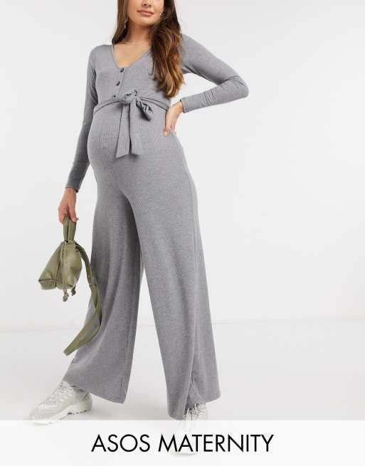 Asos best sale maternity jumpsuit