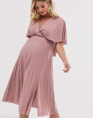 asos maternity cape dress