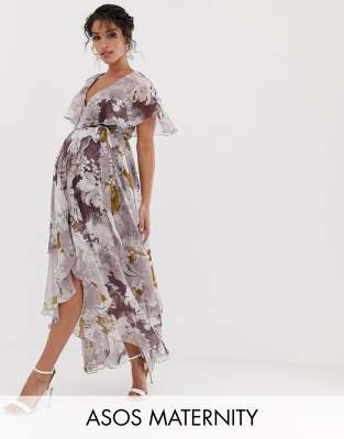 asos maternity dress floral