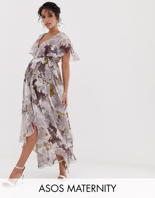 Asos maternity cape clearance dress