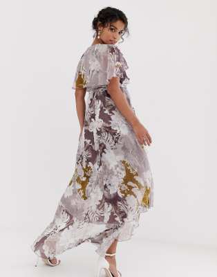 asos maternity cape dress