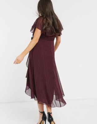 asos maternity cape dress