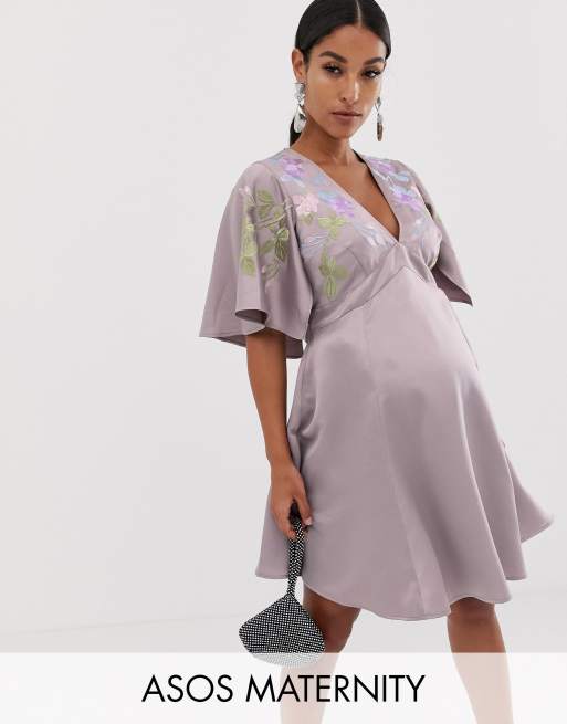 Asos maternity store cape dress