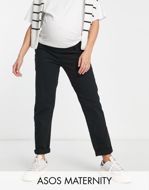 Maternity Trousers/maternity Pants Under-the-bump Jersey Graphite 