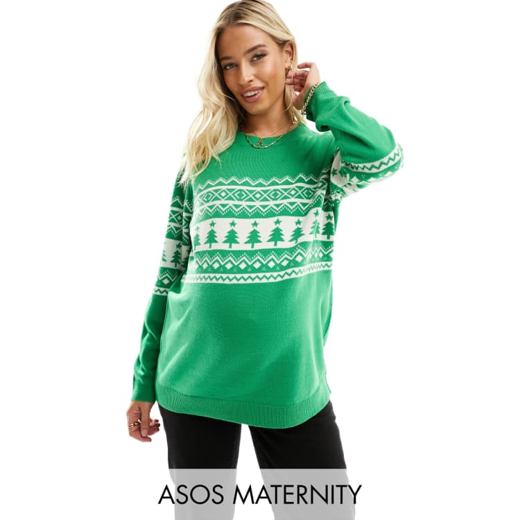 Scoop neck shop christmas jumper