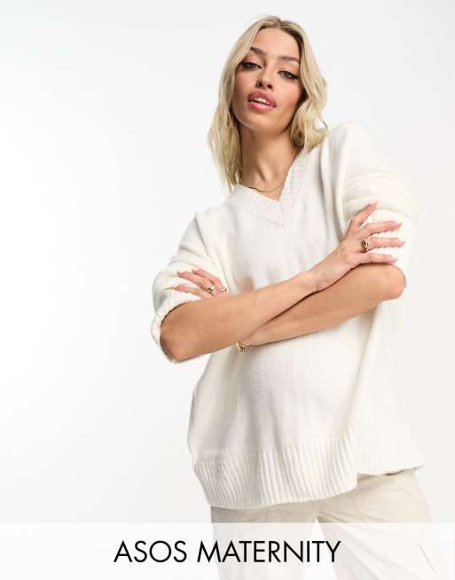 Asos white clearance jumper