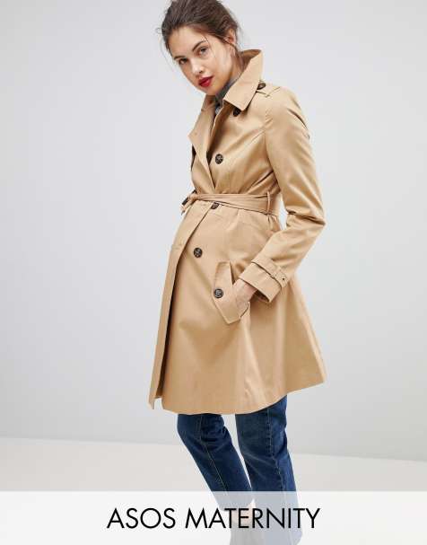 ASOS DESIGN Maternity classic trench coat