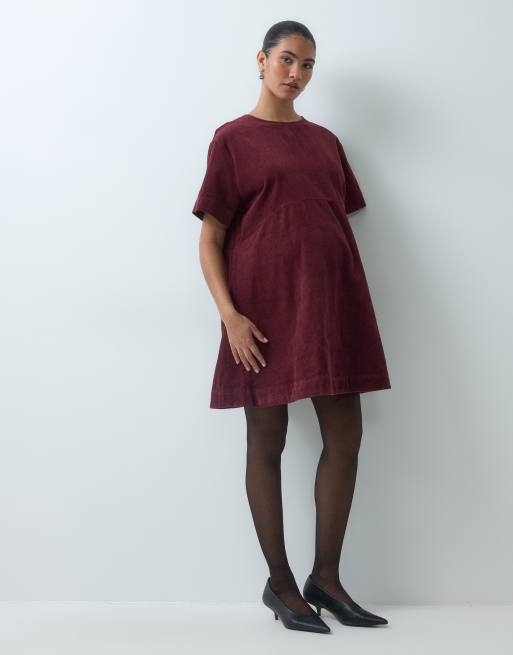 ASOS DESIGN Maternity collant neri con cucitura posteriore, 5 di 5