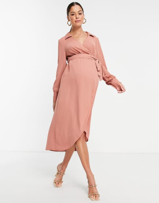 Asos on sale terracotta dress