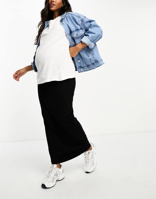 Asos maternity maxi skirt sale