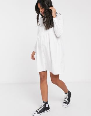 asos maternity shirt dress