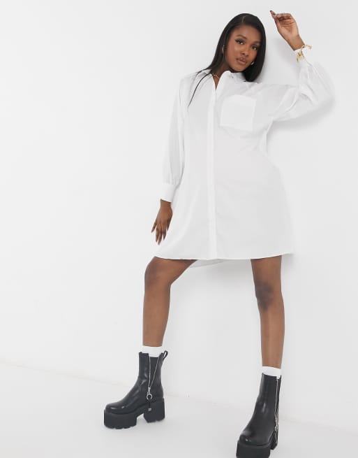 Oversized boyfriend shirt outlet dress