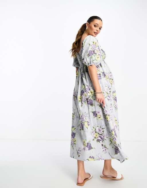 Asos maternity best sale dress floral