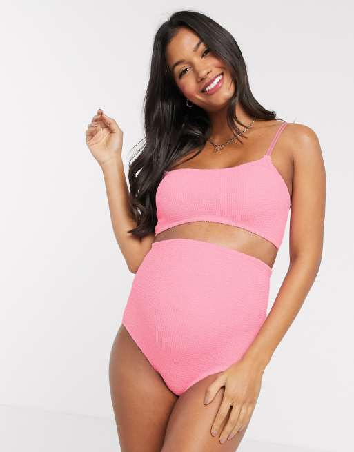 High waist maternity bikini bottom