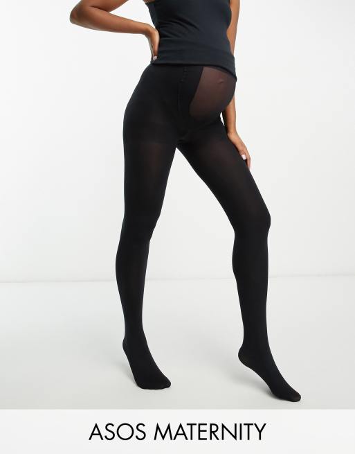 ASOS DESIGN Maternity – Czarne rajstopy 120 den o nowym, ulepszonym kroju
