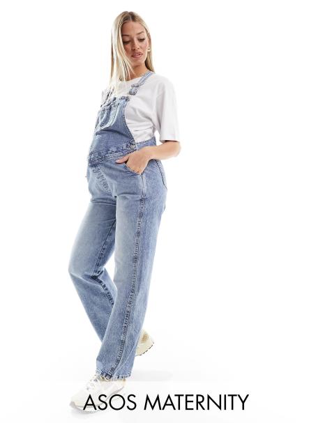 How To Style A Denim Maternity Jumpsuit - Taylor, Lately