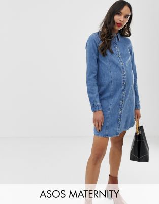 asos denim dress