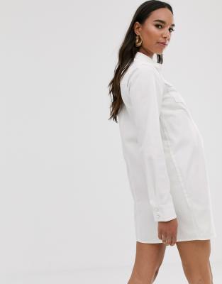 asos white maternity jeans