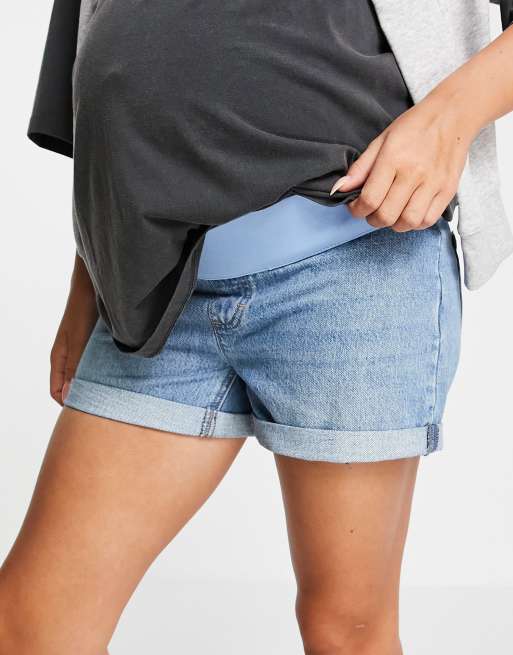 Maternity Denim Shorts